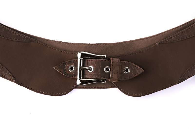 Dark brown matching booties and belt. Wiew of belt - Florence KOOIJMAN